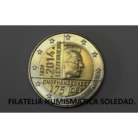2 € Luxemburgo Independencia 