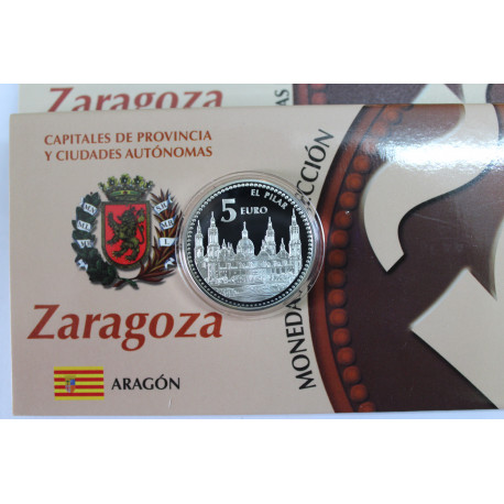 MONEDAS DE 5 € ARAGÓN