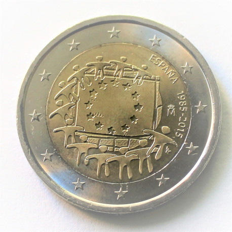 2 € BANDERA EUROPEA 2015