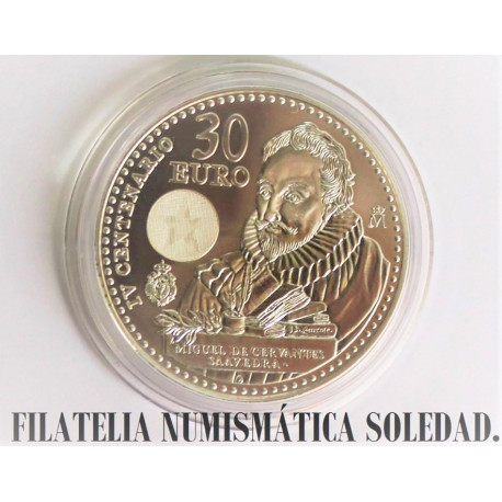 MONEDA DE PLATA DE 30€ AÑO 2016