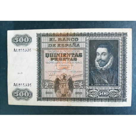 500 pesetas D. Juan de Austria 1940