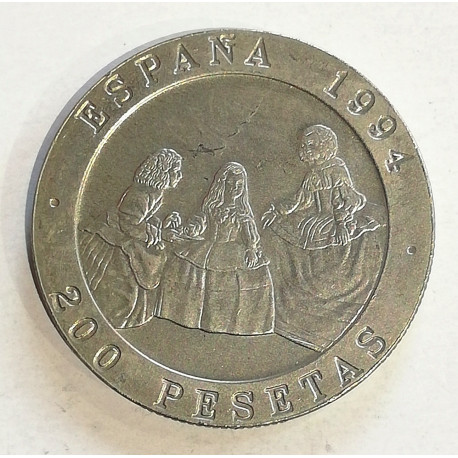 200 pesetas 1994 Las Meninas 