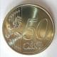 Moneda de 50 céntimos de euro de 2018