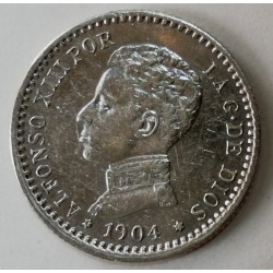 50 céntimos de Alfonso XIII de 1904