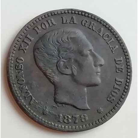 5 Cts Barcelona 1878