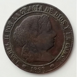 2 1/2 céntimos de escudo 1868 Barcelona