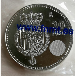 Moneda de plata de 30 € Año 2014 Felipe VI