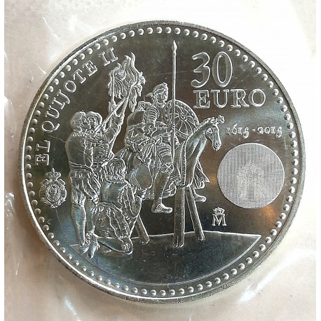 MONEDA DE PLATA DE 30€ AÑO 2015