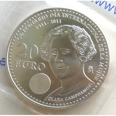 Clara Campoamor 20€ PLATA 2011