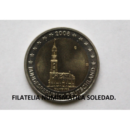 2 € ALEMANIA 2008 J