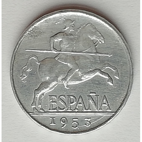 5 CÉNTIMOS 1953 ESTADO ESPAÑOL