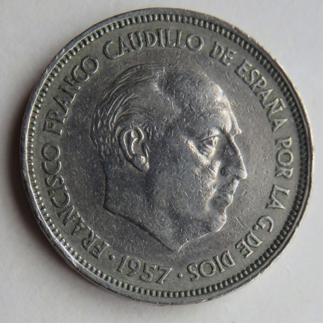 50 PESETAS 1957