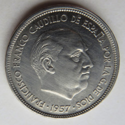 50 PESETAS 1957
