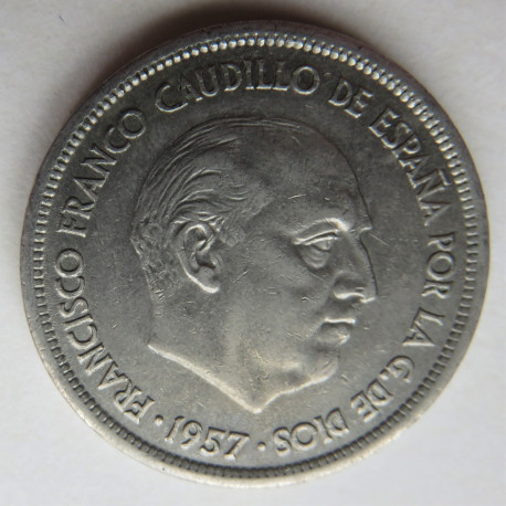 50 PESETAS 1957