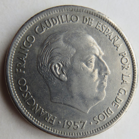 50 PESETAS 1957