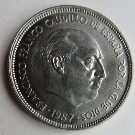 25 PESETAS 1957 * 75