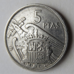 5 PESETAS FRANCO 1975 *65