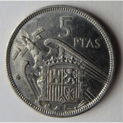 5 PESETAS FRANCO 1957 *68