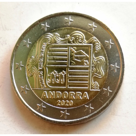 2 EUROS ANDORRA 2020 