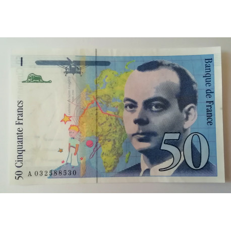  Billete 50 francos El Principito