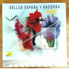 LIBRO FILATELICO CON SELLOS 2007 ESPAÑA Y ANDORRA