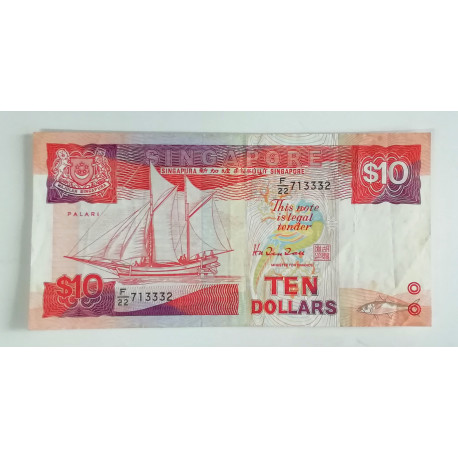 Singapore 10 dólares 