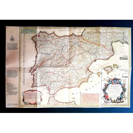 300 años primer mapa postal de España