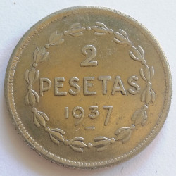 1 PESETA DE COBRE 1937