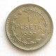 1 peseta Euskadi 1937 niquel