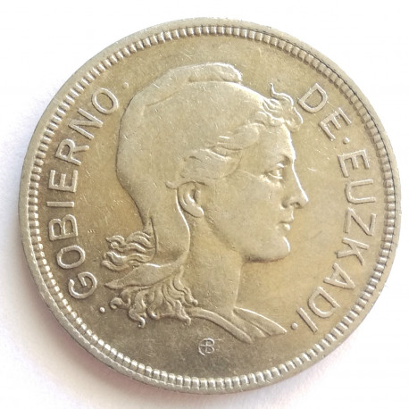 2 PESETAS EUSKADI 1937
