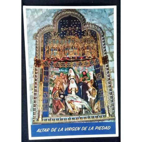 Postal matasello Palencia y