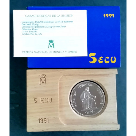 5 Ecus de Averroes 1991