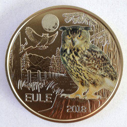 Búho brillante. 3 euros 2018