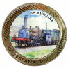 Album y 5 monedas de trenes