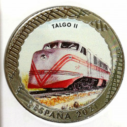Album y 5 monedas de trenes