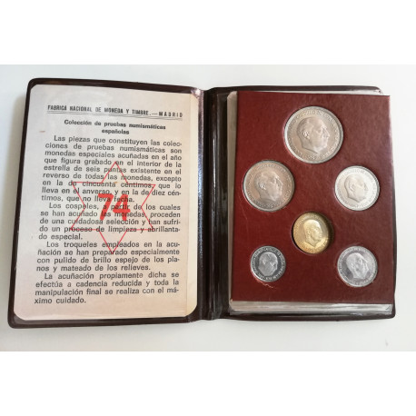 FRANCO - 1974 - (*74) - MADRID - CARTERA PROOF SIN CIRCULAR