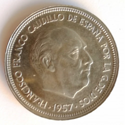 50 PESETAS 1957