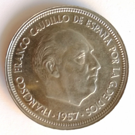 50 PESETAS 1957