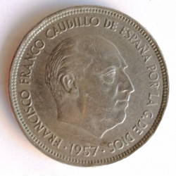 50 PESETAS 1957