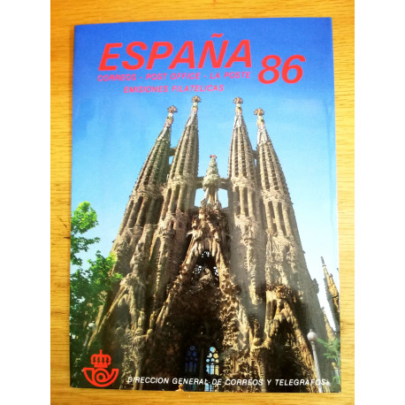 Libro 1986 sellos España