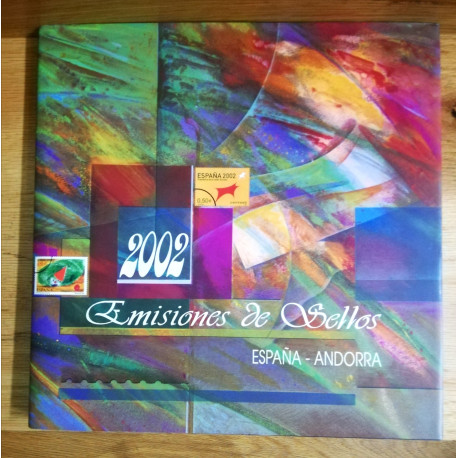 2002 libro Filatelico España y Andorra