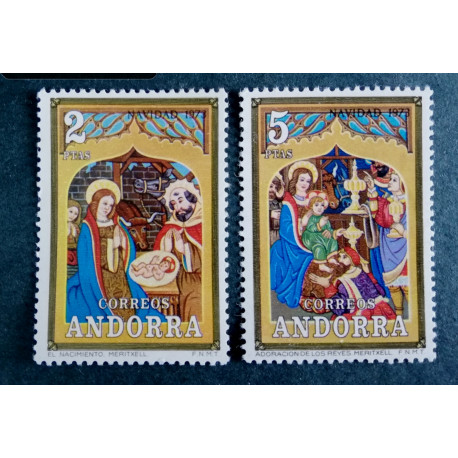 Navidad  1973 Andorra Española