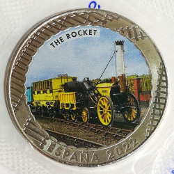 Album y 5 monedas de trenes