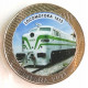 Album y 20 monedas de trenes