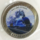 Album y 5 monedas de trenes