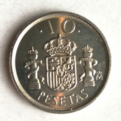 Moneda de 10 pesetas de 1999