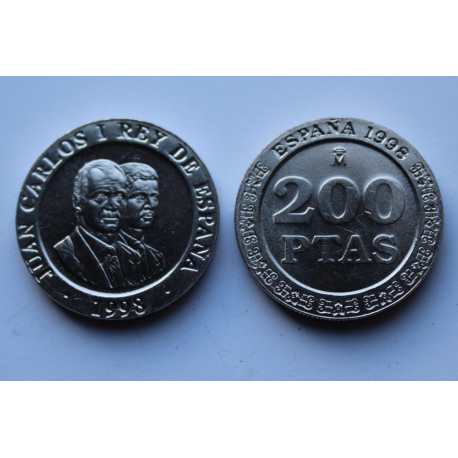 200 pesetas 1992 - Capital Europea de la Cultura. Oso y Madroño