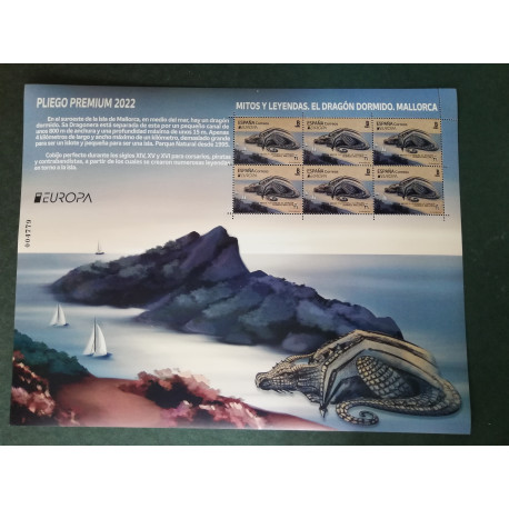 Pliego Premium  Mitos y Leyendas El dragón dormido.