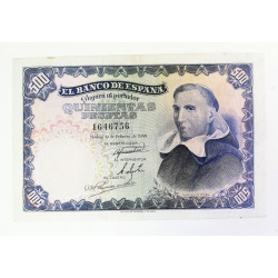 Pareja de billetes 500 pts 1935