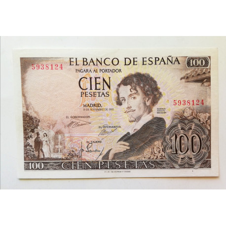 100 PESETAS 19 NOVIEMBRE 1965
